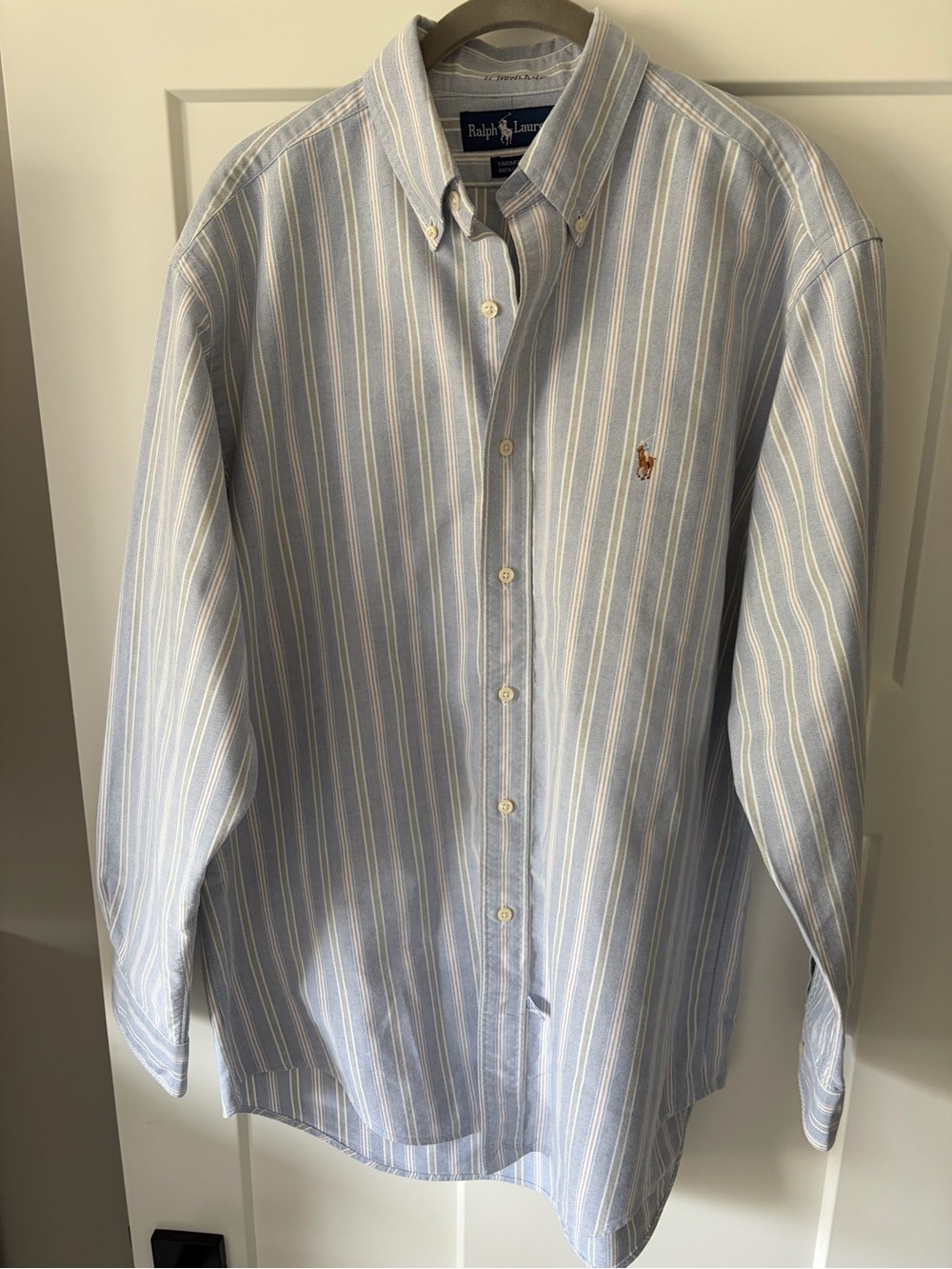 Like New Perfect Condition Yarmouth Ralph Lauren Striped Button-Down Shirt